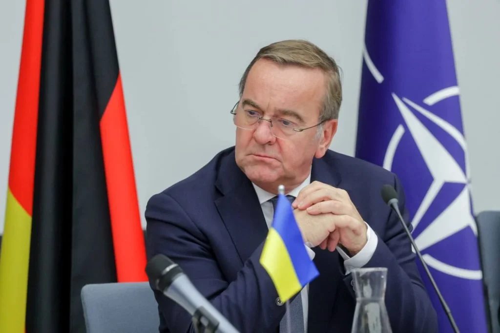 Борис Пісторіус на пресконференції щодо ракет Taurus для України